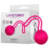LATETOBED Boule de Kegel Fitty 1 Rose 3.4cm - Poids 35gr